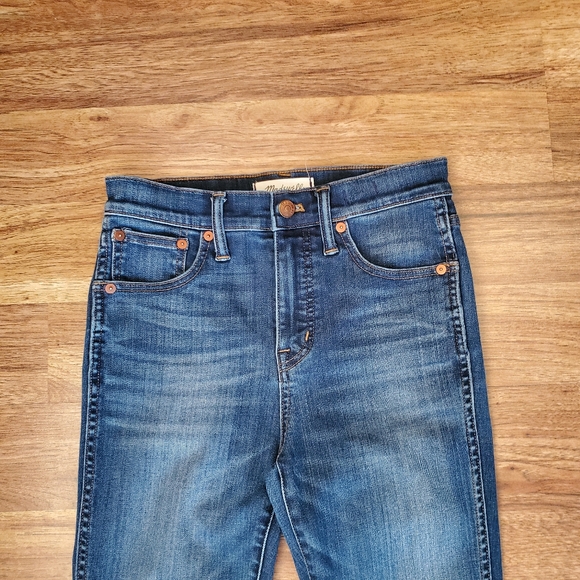 Madewell Size 25 10" High Rise Skinny Jeans - Picture 2 of 9